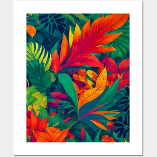 Tropical Leaves Posters and Art